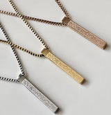 AYATUL KURSI ROSE GOLD NECKLACE  WOMEN