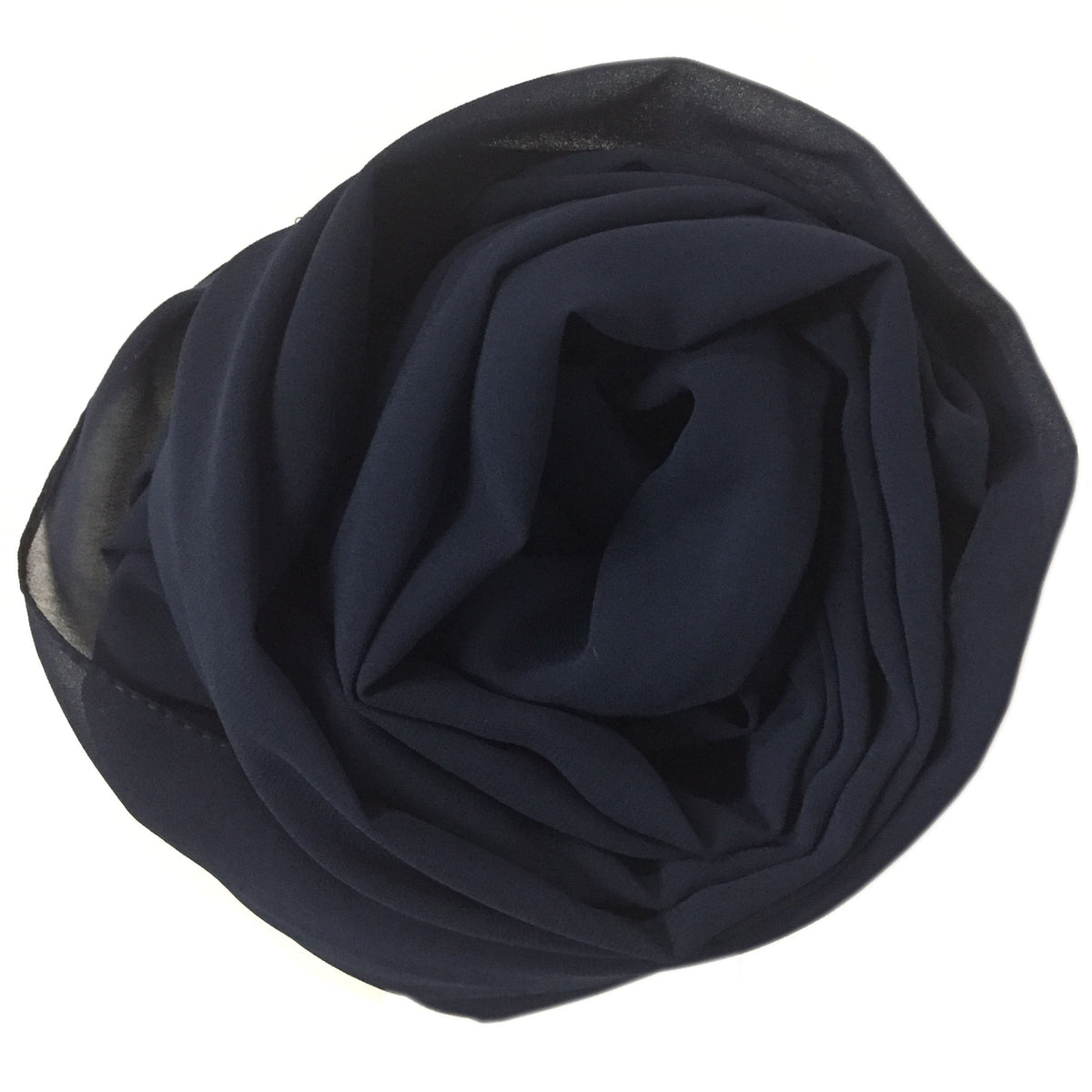 Crinkle Chiffon   black