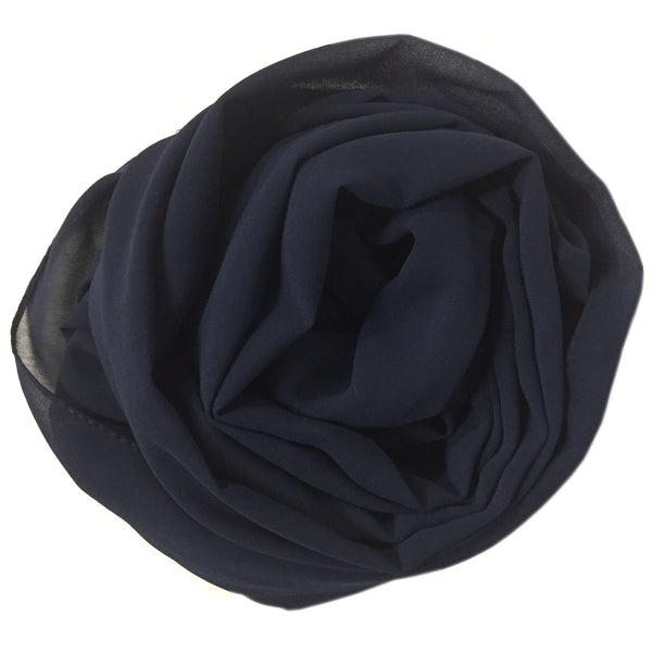 Crinkle Chiffon   39  black