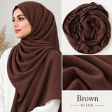 JERSEY HIJAB Deep coffee 12