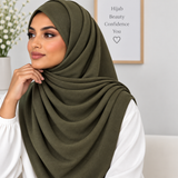 JERSEY HIJAB  olive green 8