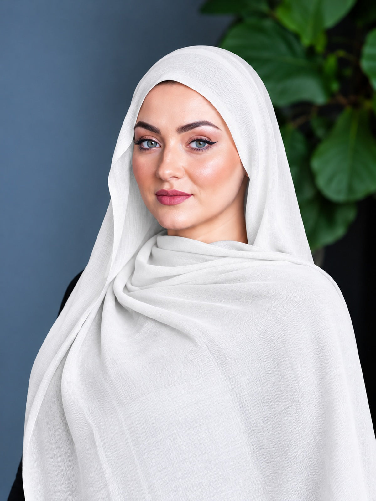 Modal Lightweight hijab  white