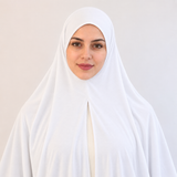 Jersey Instant Hijab white
