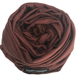 JERSEY HIJAB Deep coffee 12