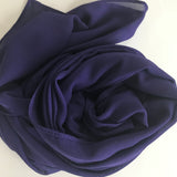 Premium Chiffon –Deep Indigo 64
