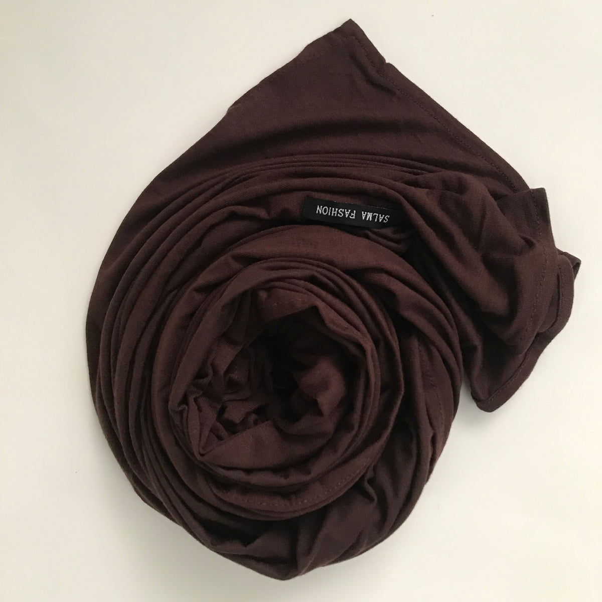 JERSEY HIJAB Dark Chocolate Brown