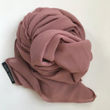 Premium Chiffon –Muted Mauve Pink 73