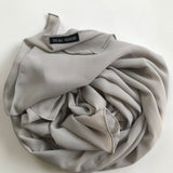 Premium Chiffon Hijab –Light Grey 79