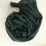 Premium Chiffon –Dark Forest Green 83