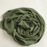 Premium Chiffon –Olive Green 86