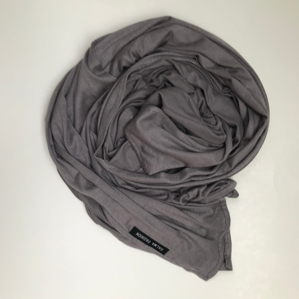 JERSEY HIJAB Charcoal Taupe