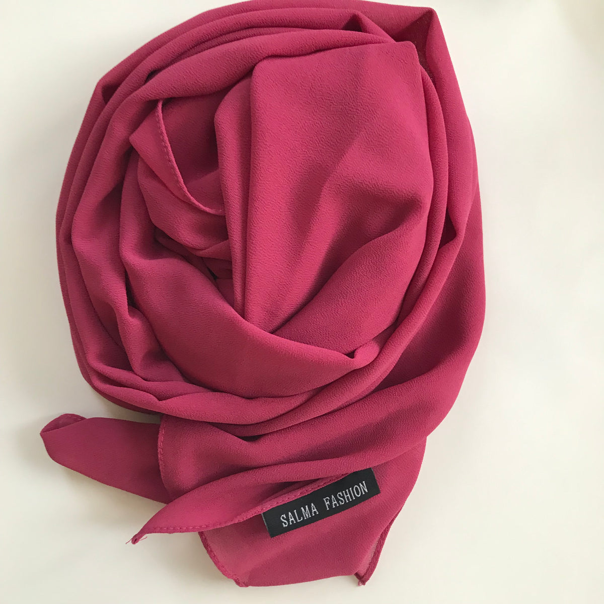 Premium Chiffon Berry Rose