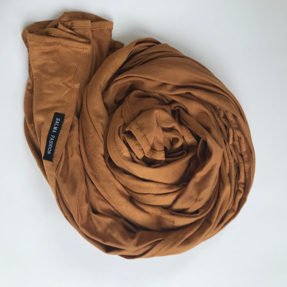 JERSEY HIJAB  Cognac Brown