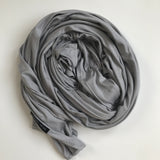 JERSEY HIJAB Silver Gray 95
