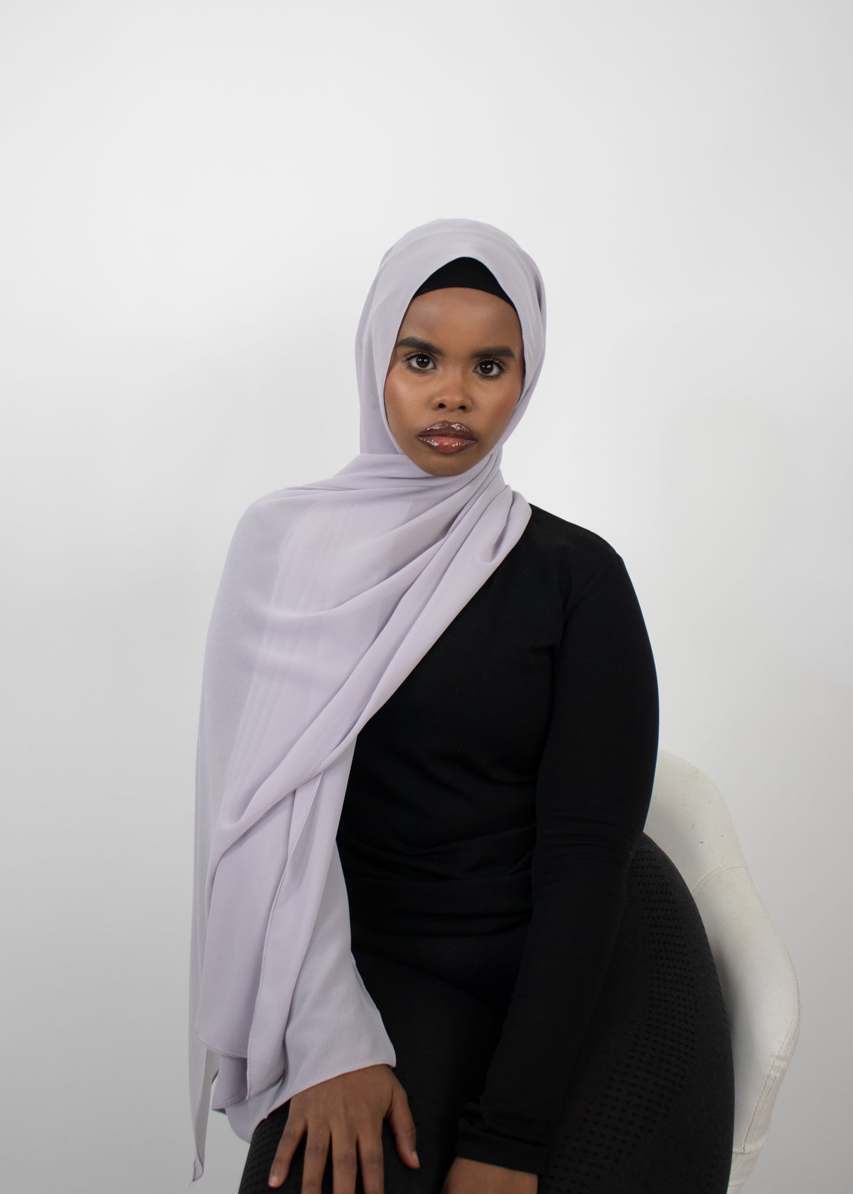 PREMIUM CHIFFON HIJAB Soft Lavender