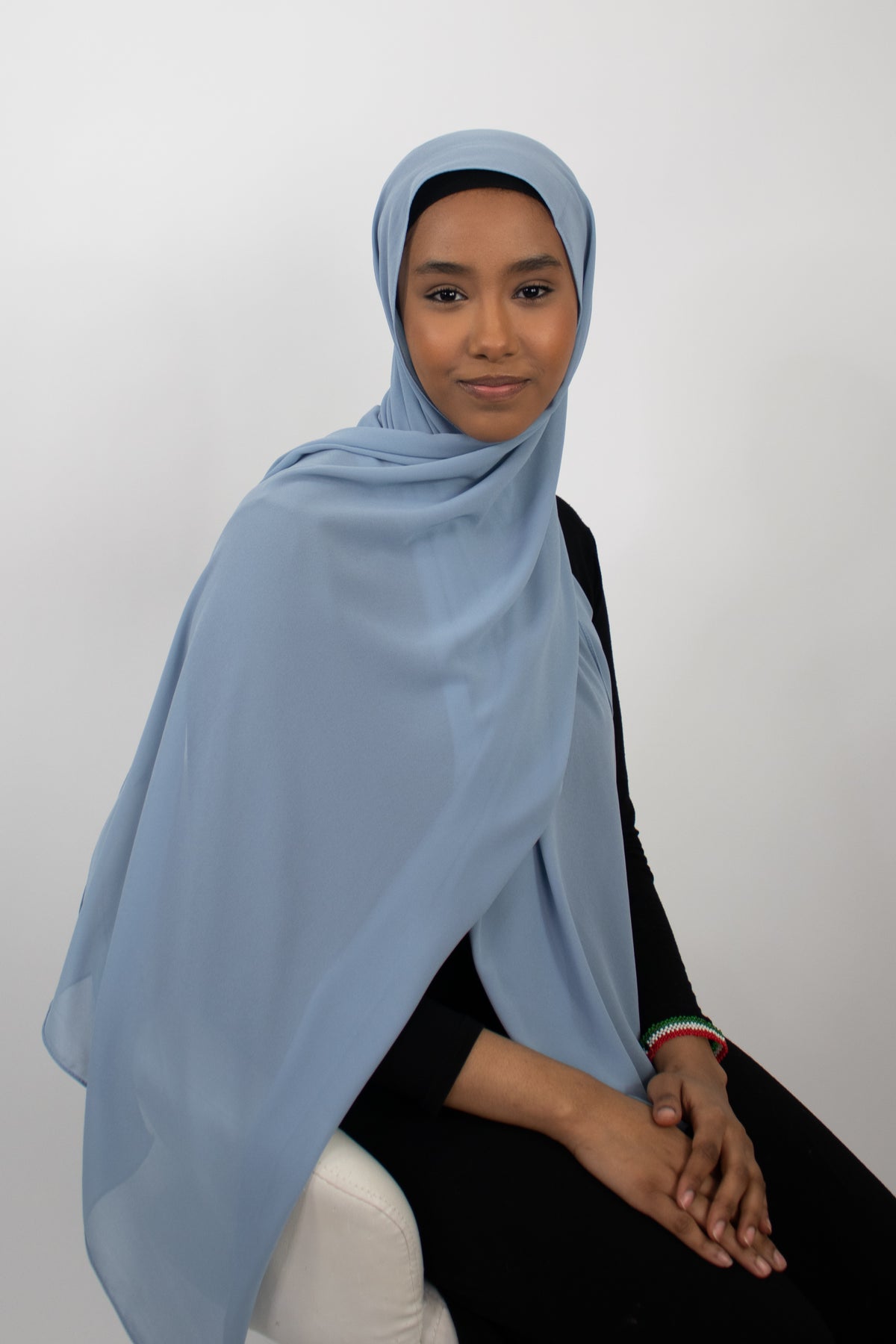PREMIUM CHIFFON HIJAB Powder Blue